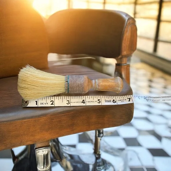 Antique Barber Brush - Picture 2 of 5